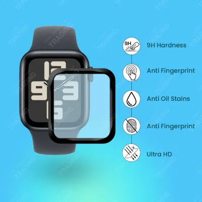 Apple Watch 44mm Screen Protector HD Clear Ultra Thin PMMA Full Coverage Scratch Resistant Fingerprint Resistant